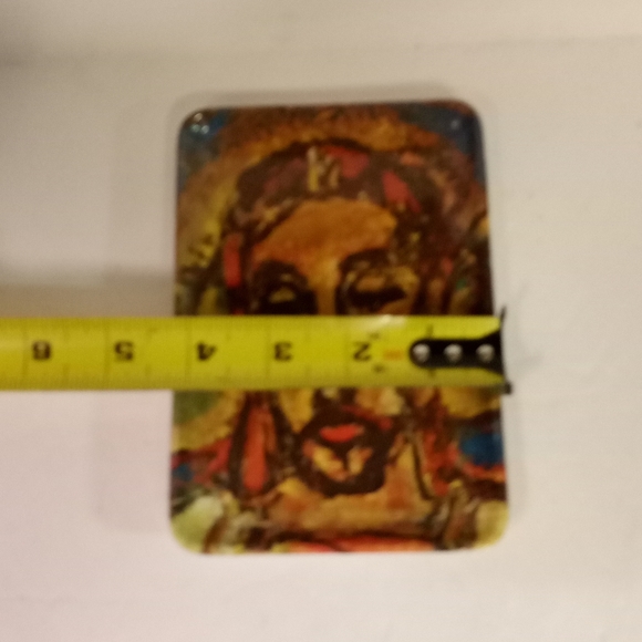 Vintage Tray Henry J M. Nouwen THE WOUNDED HEALER 6"x4" Plastic ITALY - Picture 2 of 4